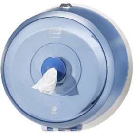 Dispenser hartie igienica rola mini jumbo, albastru - Tork SmartOne Mini