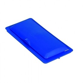 Capac galeata rectangulara 8 L, albastru - Vermop