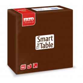 Servetele 38x38 cm 2 straturi, Smart Table, maro - Fato