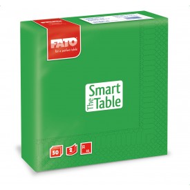 Servetele 33x33 cm 2 straturi, Smart Table, verde smarald - Fato