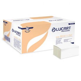 Prosoape de hartie pliate in V Easy Beige V250 - Lucart