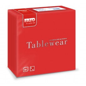 Servetele din airlaid 40x40 cm, Tablewear, rosii - Fato
