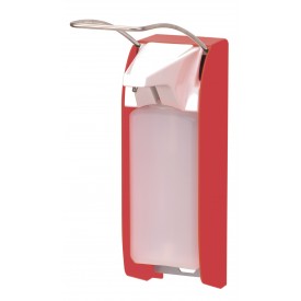 Dispenser sapun lichid / dezinfectant Ingo-Man Hi-Vis cu levier, 1000 ml, aluminiu - OpHardt