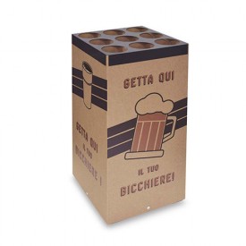 Container de Carton pentru colectare pahare 100L, PBG - Marcheselli