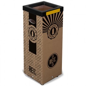 Container de Carton pentru plastic/metal 100L, galben - Marcheselli