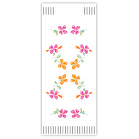 Suport tacamuri cu servetel, 38 x 38 cm, Happy Flowers - Fato