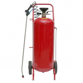 Pulverizator Spray-Matic 50 L, inox rosu