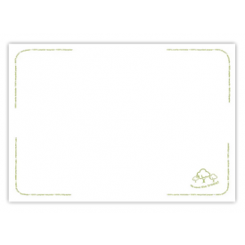 Placemat din hartie 30x40 cm, Green-Save the trees - Fato