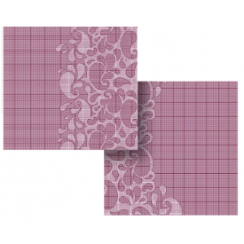 Servetele din airlaid 40 x 40 cm, Drops violet - Fato