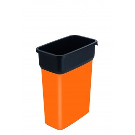 Container mediu colectare selectiva deseuri Selecto Premium 55L, portocaliu - Rothopro