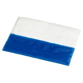 Mop plat Twix abraziv 30 cm, alb/albastru - Vermop
