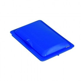 Capac galeata rectangulara 6 L, albastru - Vermop