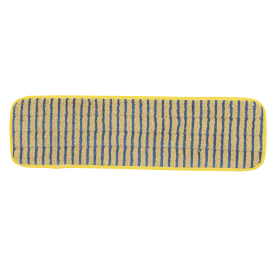 Mop plat Hygen microfibra 40 cm, galben/albastru - Rubbermaid