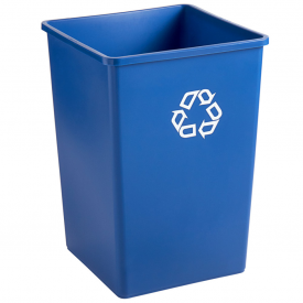 Container colectare-reciclare deseuri 132.5 L, albastru - Rubbermaid