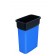 Container mediu colectare selectiva deseuri Selecto Premium 55L, albastru - Rothopro