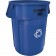 Container Brute reciclare deseuri 75.7 L albastru - Rubbermaid
