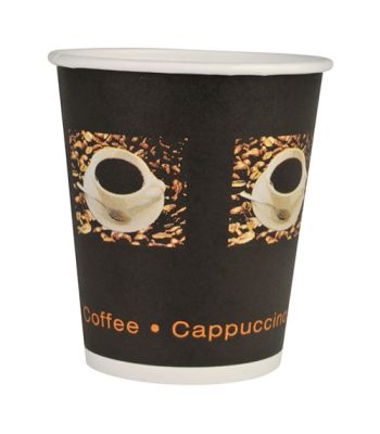 Pahare carton - Pahare biodegradabile din carton pentru cafea Abena Gastro Coffee Beans 13.5cm, Ø8.9cm, 48 cl 16 Oz - Abena - Romsales.ro
