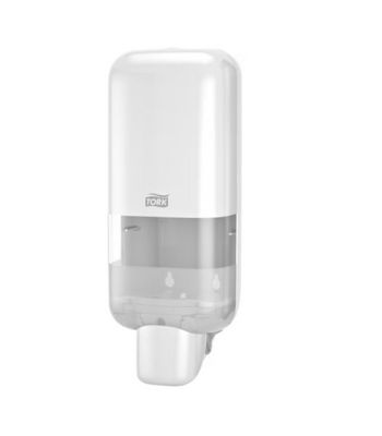 Dispensere gel dezinfectant - Dispenser sapun si dezinfectant, 1000 ml, sistem S4, alb - Tork  - Romsales.ro