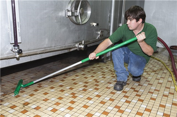 Racleta Hygiene cu cap rotativ si rezerva 600 mm, Vikan, verde