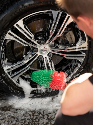 Perie jante auto Ø105 mm 425 mm, peri moi, neagra - Vikan