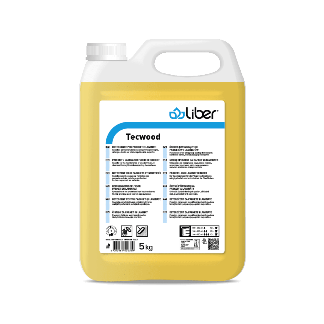 Techwood - Detergent cu pH neutru pentru suprafete din lemn - Liber