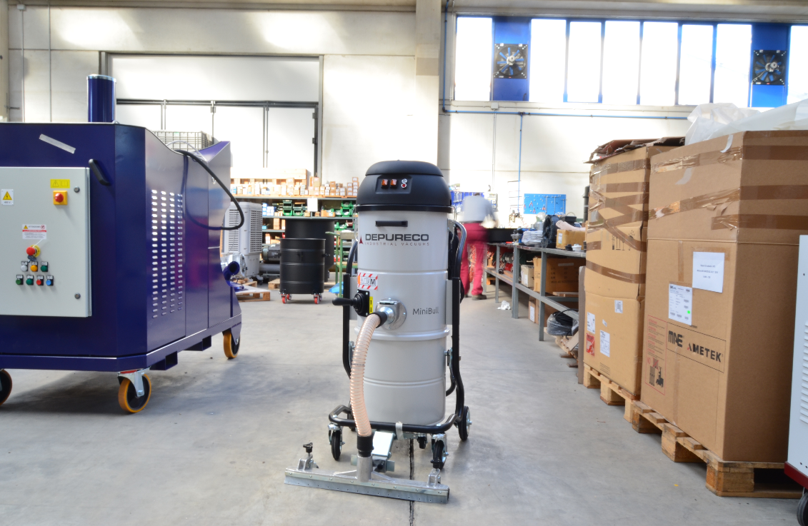 MiniBULL - Aspirator industrial, clasa de praf M - Depureco