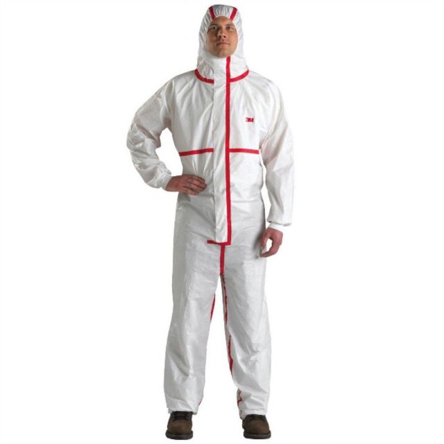 Combinezon de protectie 3M, conform EN 14126, alb - 3M