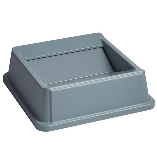 Capac Large Untouchable pentru container 132.5 L, gri - Rubbermaid