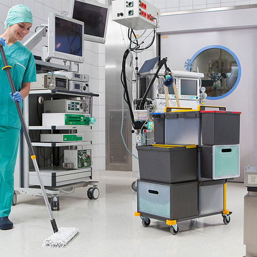 Carucior curatenie Shopster Des - Vermop