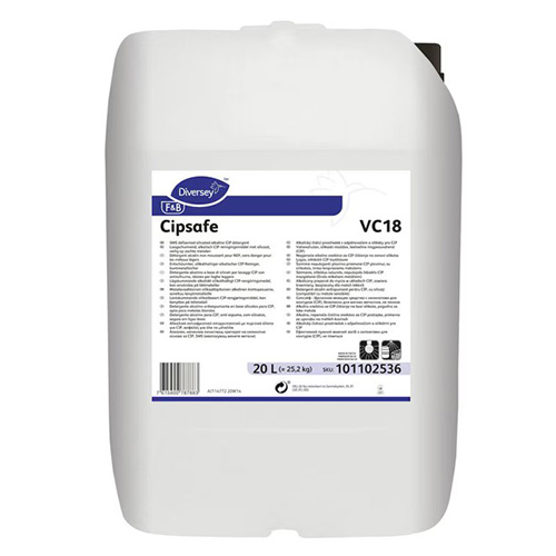 Detergent CIP alcalin DI Cipsafe VC18, can. 20L - Diversey