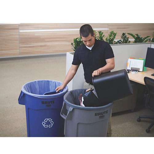 Container Brute reciclare deseuri 75.7 L albastru - Rubbermaid