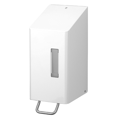 Dispenser sapun lichid / dezinfectant SanTRAL cu levier, 3000 ml, inox - OpHardt