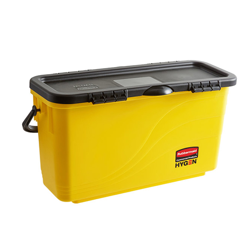 Galeata mopuri plate Hygen cu sita, galbena - Rubbermaid