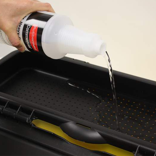 Galeata mopuri plate Hygen cu sita, galbena - Rubbermaid