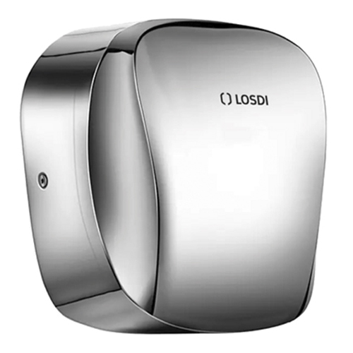 Uscator de maini din inox 1450 W, filtru HEPA, Losdi, argintiu