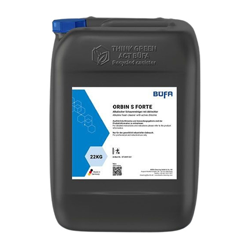 Orbin S Forte - Detergent spumant alcalin clorinat, 22kg - Bufa