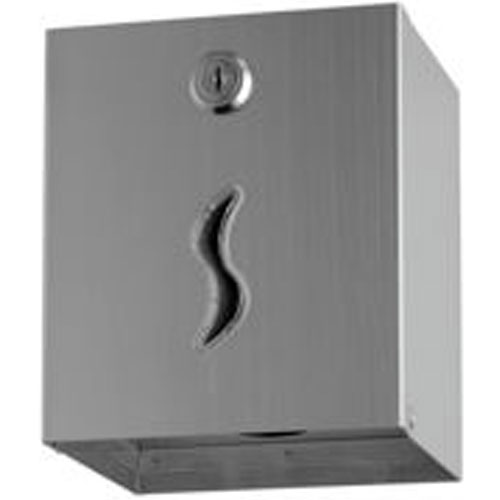 Dispenser hartie igienica pliata 250 sheets, satinat - Medial International