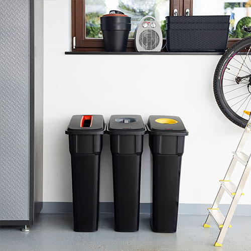 Capac deseuri cutii pentru container Selecto 55L/70L, Rothopro, rosu