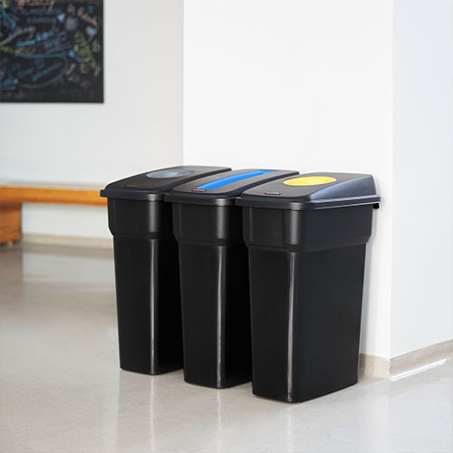 Capac deseuri cutii pentru container Selecto 55L/70L, Rothopro, rosu