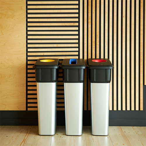 Capac deseuri cutii pentru container Selecto 55L/70L, Rothopro, rosu