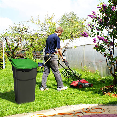 Capac pentru pubela Atlas 100L, Rothopro, bej