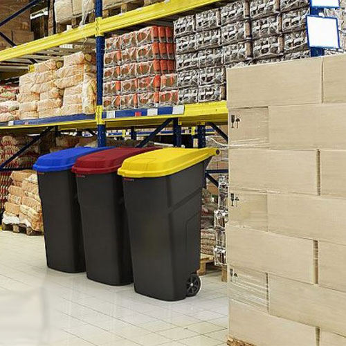 Capac pentru pubela Atlas 100L, Rothopro, bej