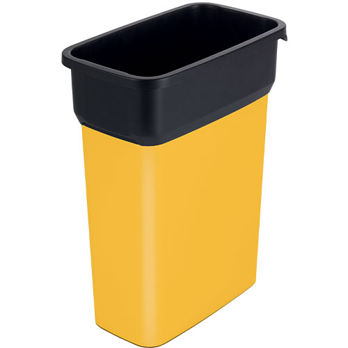 Container mediu colectare selectiva deseuri Selecto Premium 55L, Rothopro, galben
