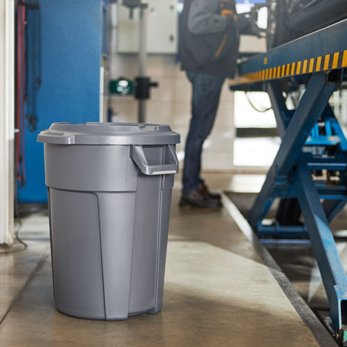 Container mediu rotund Titan 85L, Rothopro, albastru