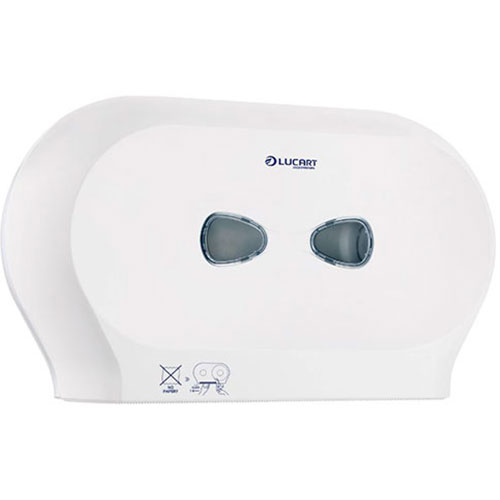 Dispenser hartie igienica rola Mini JumboTwin, alb - Lucart