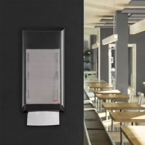 Dispenser servetele de masa 16x24 cm, negru - Fato Nap-By-Nap Counter