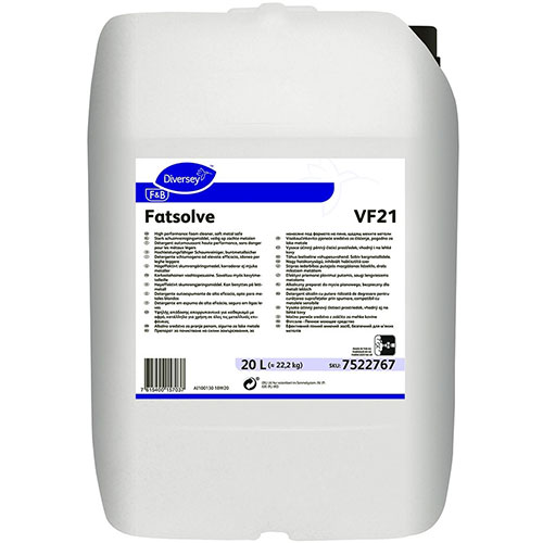 Fatsolve - Detergent degresant spumant alcalin, 20L - Diversey