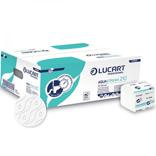 Hartie igienica pachet bulk, Aquastream 210 I - Lucart