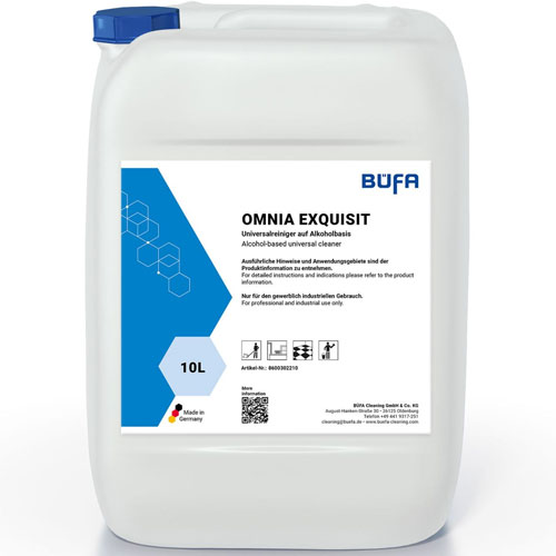 Omnia Exquisit - Detergent pentru suprafete pe baza de alcool, 10L - Bufa