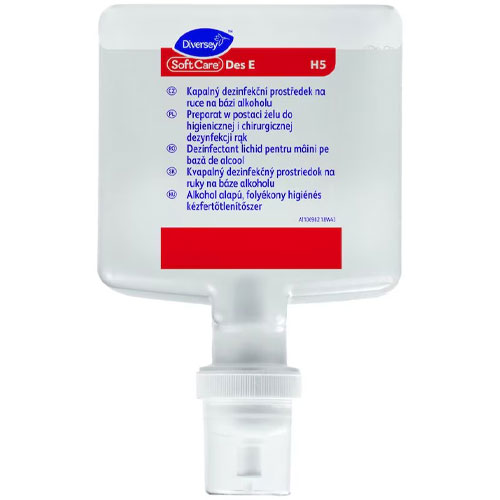 Soft Care Des E H5 - Dezinfectant pentru maini, pe baza de alcool, 1.3L - Diversey